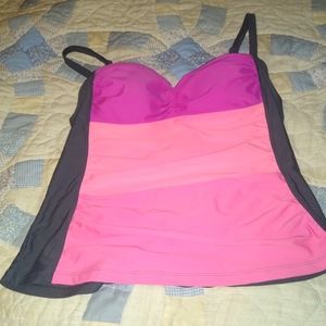 Free country medium pink tankini